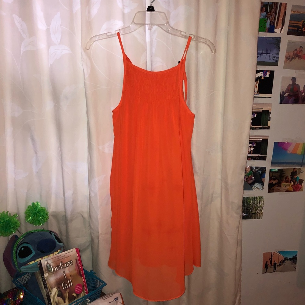 Orange sun dress